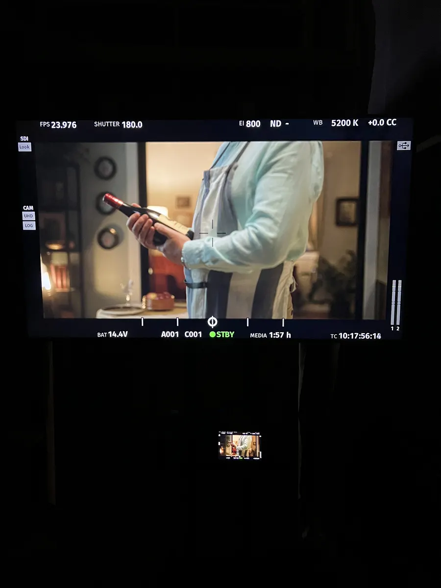 Monitor frame of a Blood Brothers performance beat