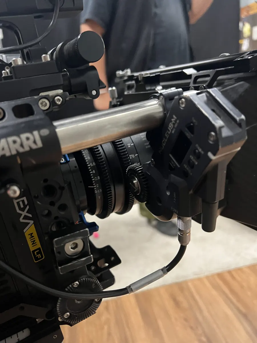 ARRI camera rig detail during Blood Brothers