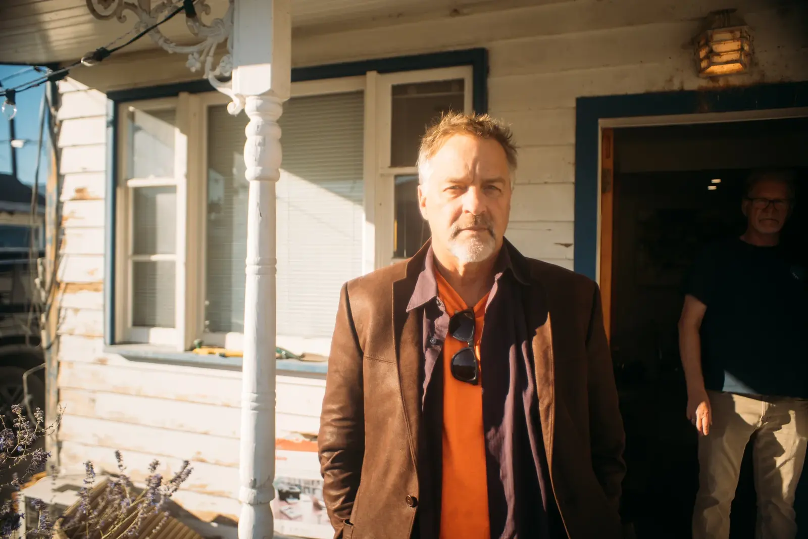 Roark Critchlow in a warm 28mm Berolina lens test for Last of a Dying Breed