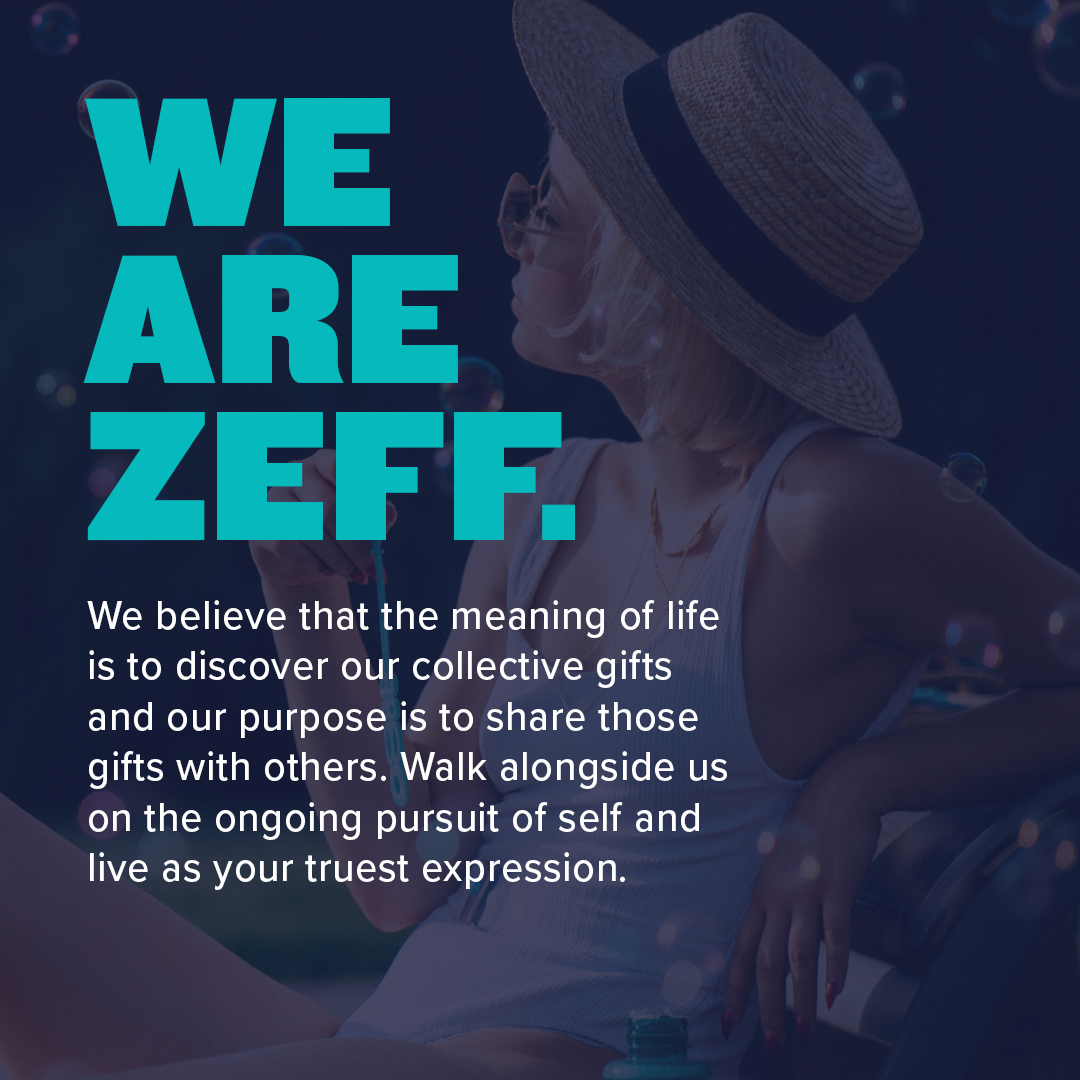 Zeff campaign manifesto graphic reading we are Zeff.